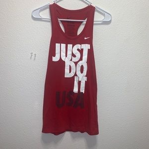 Nike fitted racer back